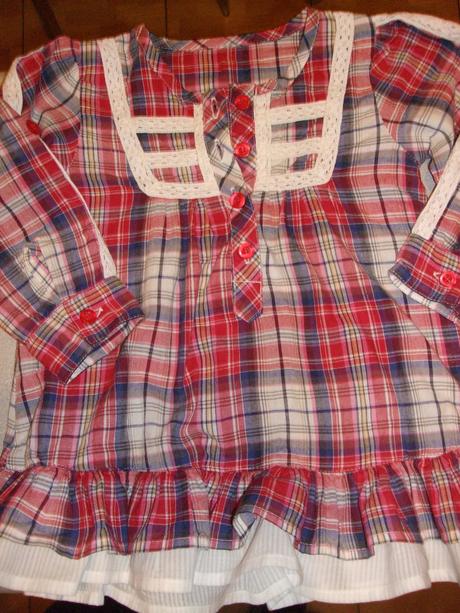 Károvaná tunika s opaskom zn. matalan, matalan,80