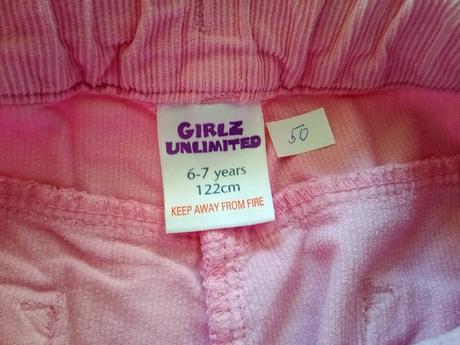 2 x manžestrové kalhoty, vel 110/116, caa, ga, c&a,110