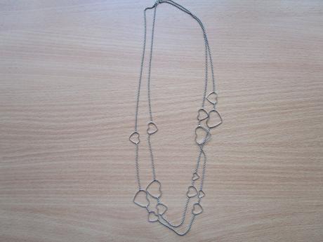 Zajímavý dvojitý řetízek se srdíčky, 