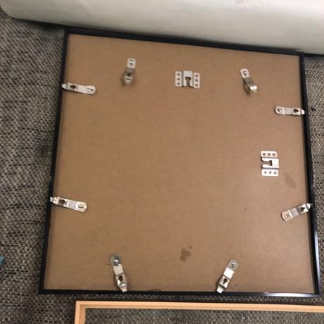 6 ramu na obrazky ctverec 40x40 zlate,medene, 