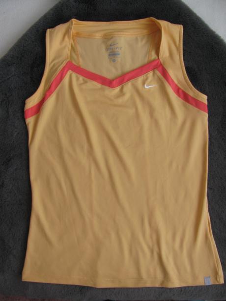Sportovní meruňkové pružné tričko nike, nike,m
