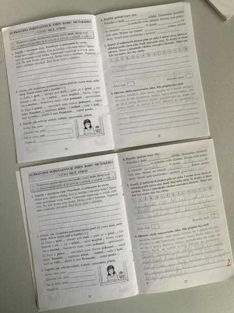 Český jazyk - prac. sešity 3. - 5. třída, 