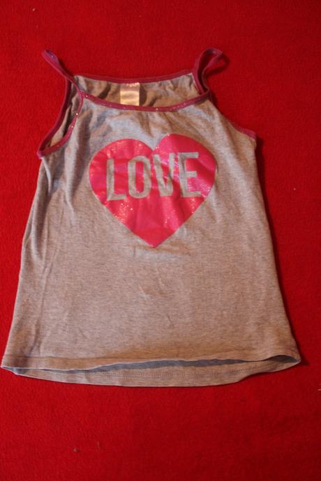 Dívčí tílko love vel. 98 - 104, 98