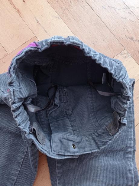 Kalhoty manšestráky 104, palomino,104