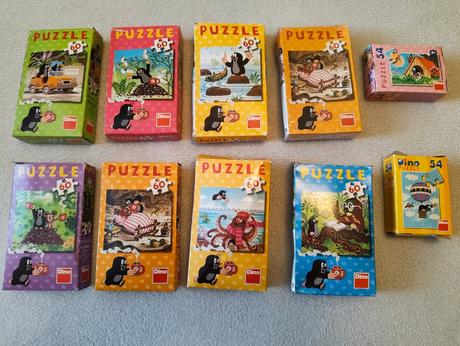 Sada puzzle krteček, 