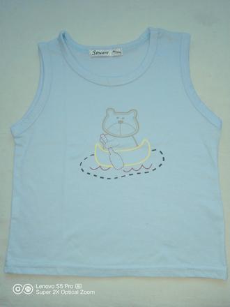 Chlapecké tričko bez rukávu sincere, 98