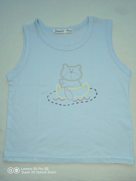 Chlapecké tričko bez rukávu sincere, 98