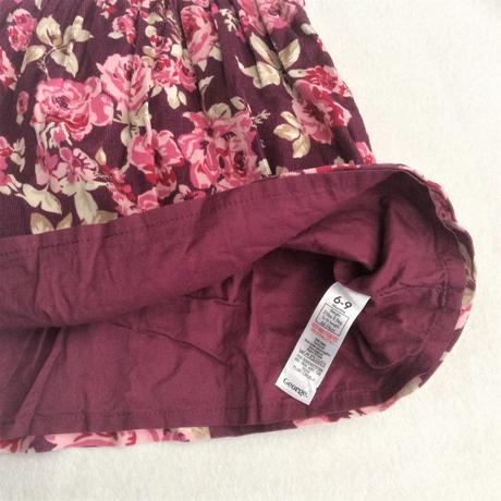 Manšestrové šatičky s růžičkami zn. george, george,74