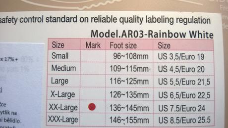 Ponožko boty attipas, vel xxl 136-145mm, nové, attipas,24