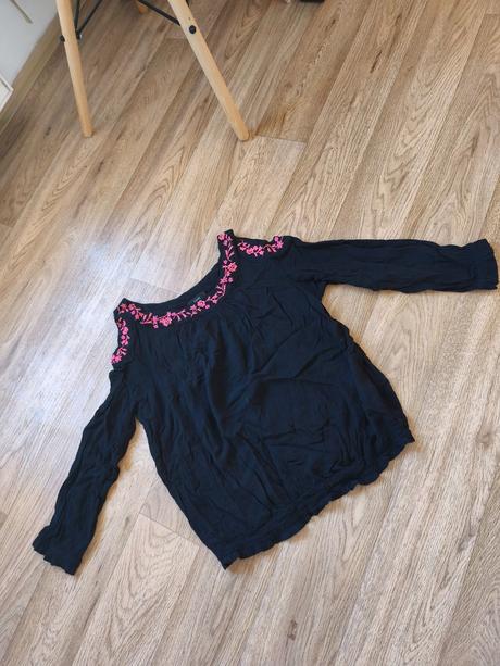 Viskózová halenka s holými rameny 158/164, xs/s, takko,164