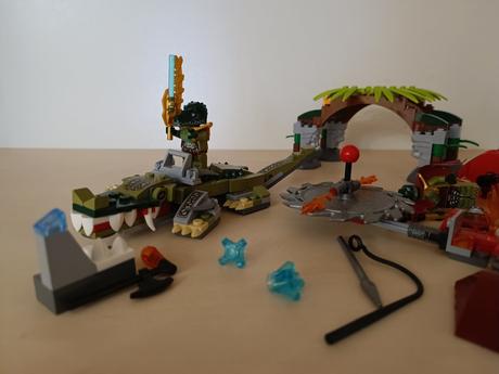 Lego chima 70006 craggerův krokodýlý člun + mix ch, 