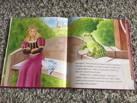 Knížka žabí princ,