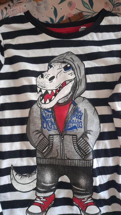 Tričko s dinosaurem 110, palomino,110