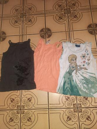 Dívčí tílka mix vel. 104 - 110, disney,104
