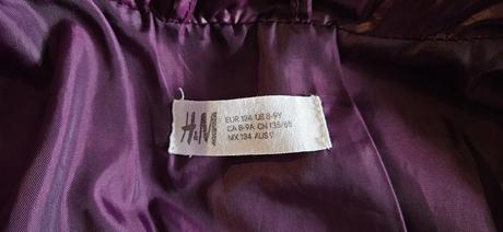 Dívčí bunda, bundička, jaro/podzim, vel.134, h&m, h&m,134