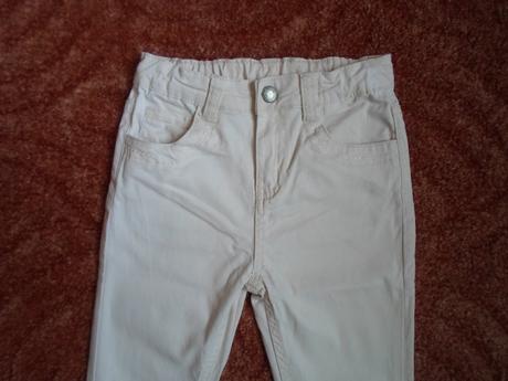 béžové kalhoty rifle džíny skiny slimky denim co, denim co,122