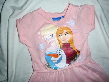 Bombastické šatečky frozen - ledové království, disney,92