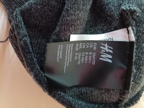 Dětská čepice, h&m,134