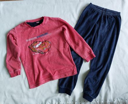 Semišové pyžamo mcqueen vel. 122/128, disney,122