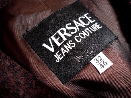 Tmavohnedé vlna, versace,l