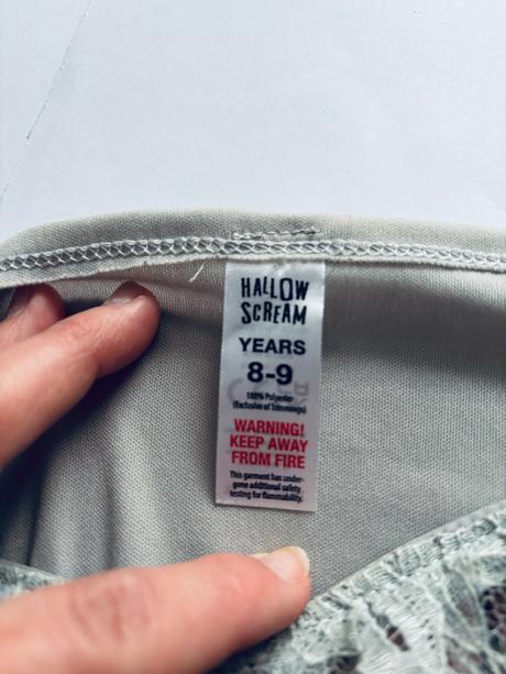 An16/ kostym nevěsta kostlivka - v.8/9 let, 