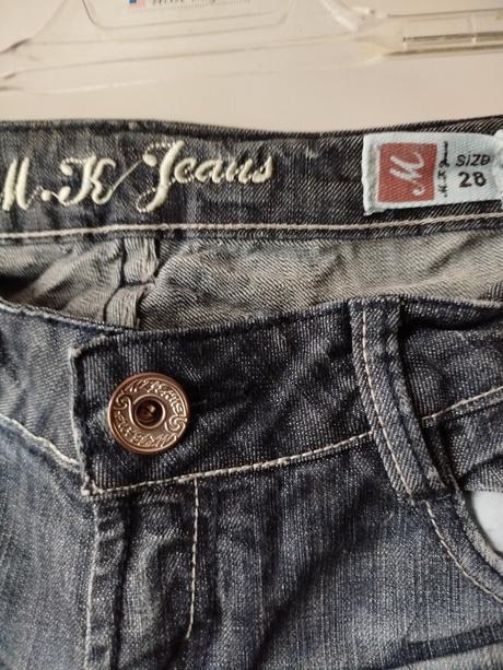 Džíny zn. mk jeans vel.38, 38