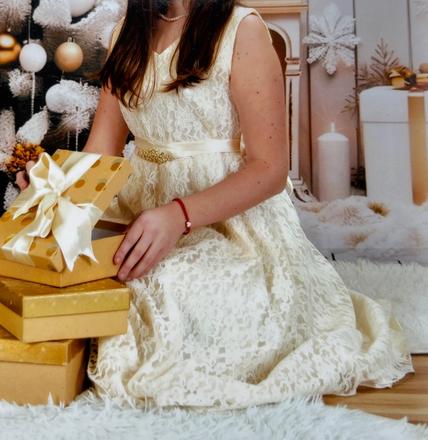 Šatičky šaty na svatbu, družička, 146