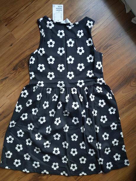 Letní šaty s kytičkami hm, h&m,134