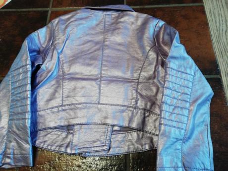 Luxusní nová koženková bundička pro princeznu 2-4r, h&m,92