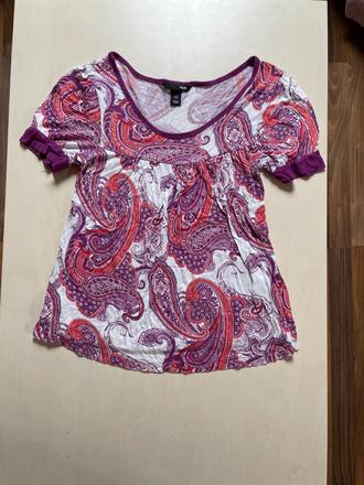 Ornament top, vel xs, hm, h&m,xs