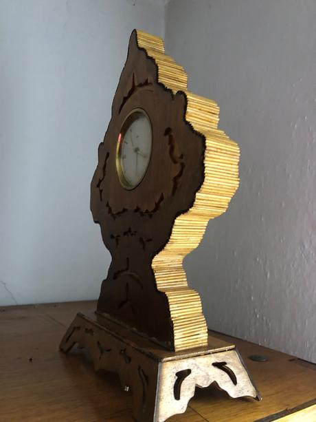 Stare drevene hodiny - retro, 