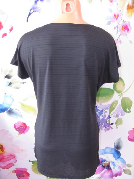 Funkční sportovní černé tričko dámské, s