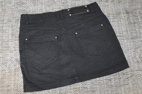 Černá džínová sukně amisu, velikost 158/164, amisu,158