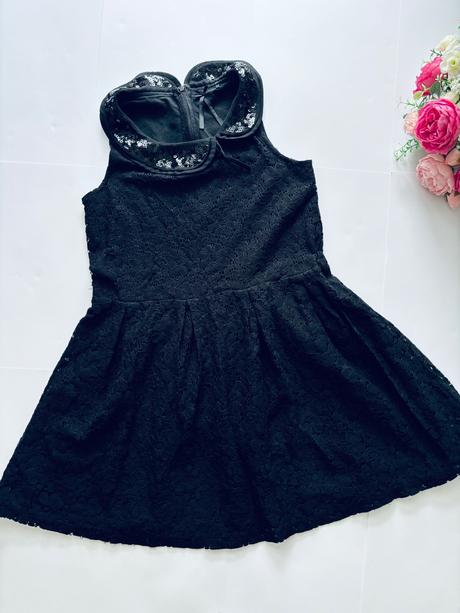 Ob/ šaty černé společenské krajkové - v.11 let nex, next,146