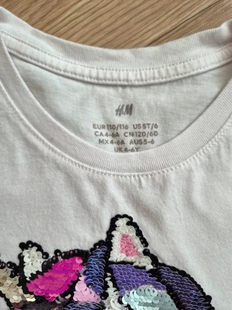 Tričko h&m, vel. 110/116, h&m,110