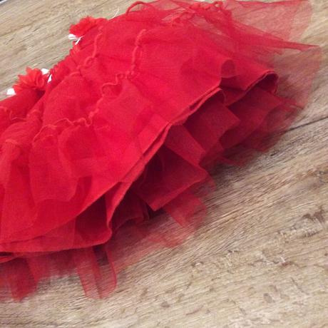 Slavnostní tylová sukýnka s mašličkami, 92