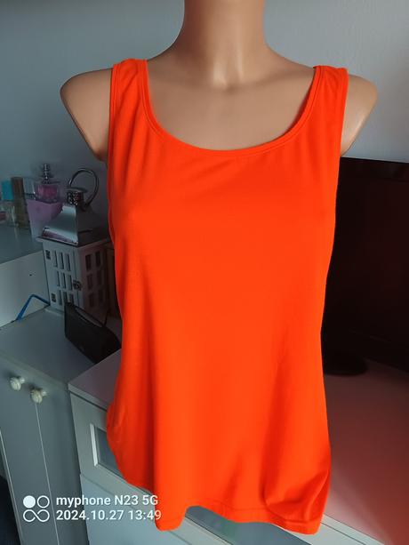 Tílko neón oranžové zn."janina" vel."m", m