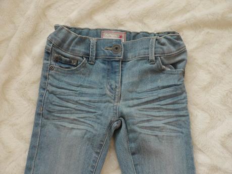 Dziny svetle modre vel.116, 116