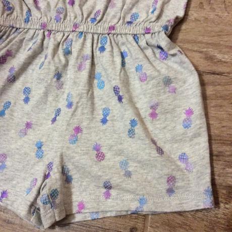 Bavlněný letní overal s ananasy, f&f,98