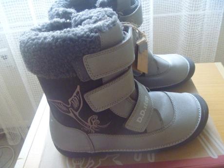 Nové šedé d.d.step zimní barefoot boty vel. 35, d.d.step,35