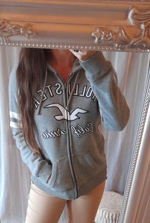 Hollister dámská mikina na zip, hollister,m