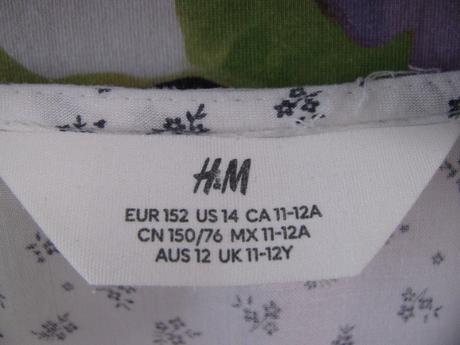Letní zavinovací viskozové šaty h&m, h&m,152