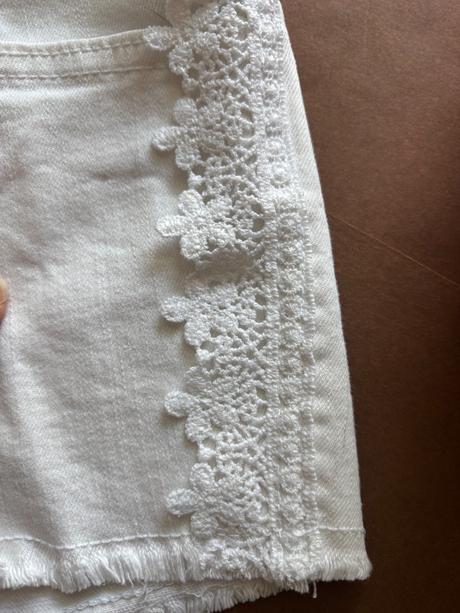 Krásné kraťasy s krajkou - v.11/12 let, denim co,152