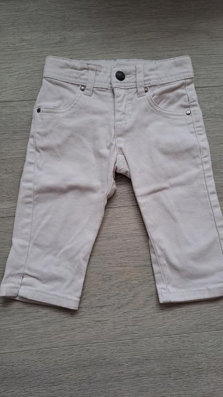 Dívčí bílé 3/4 kalhoty, vel. 92/98, 92