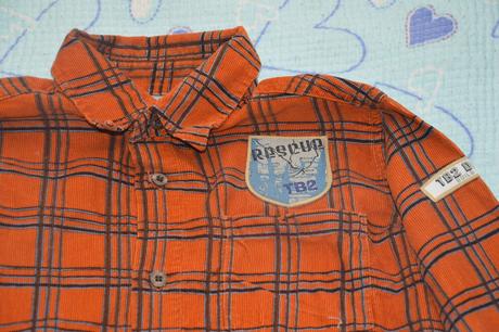 104 110 116 manšestrová kostkovaná košile, timbuktoo,116