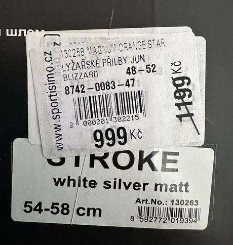 Lyžařská helma, blizzard,s