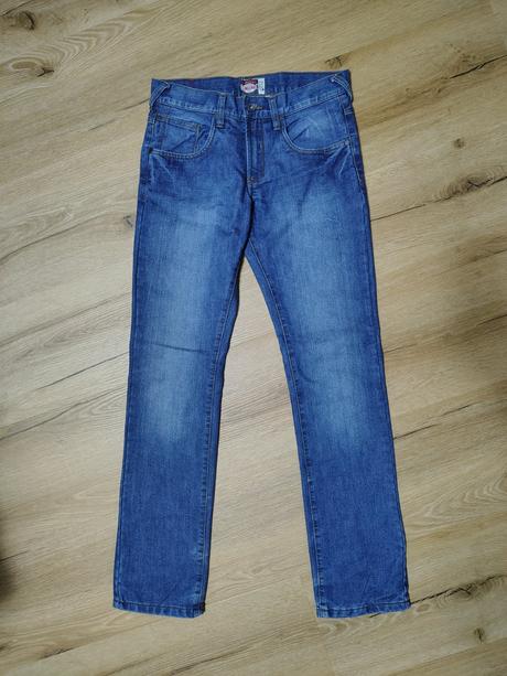 Chlapecké zateplené rifle c&a 164 modré, c&a,164