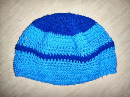 Háčkovaná čepice 146-164, 158