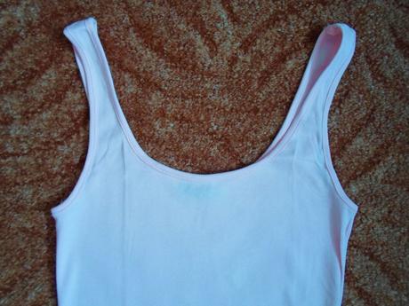 Růžové tričko tílko top, terranova,m