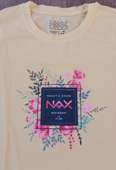 Dívčí/dámské triko žluté krátký rukáv nax, m